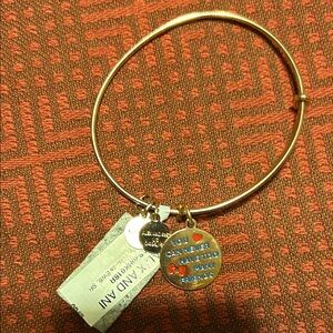 Alex and Ani Gold Charm Bracelet